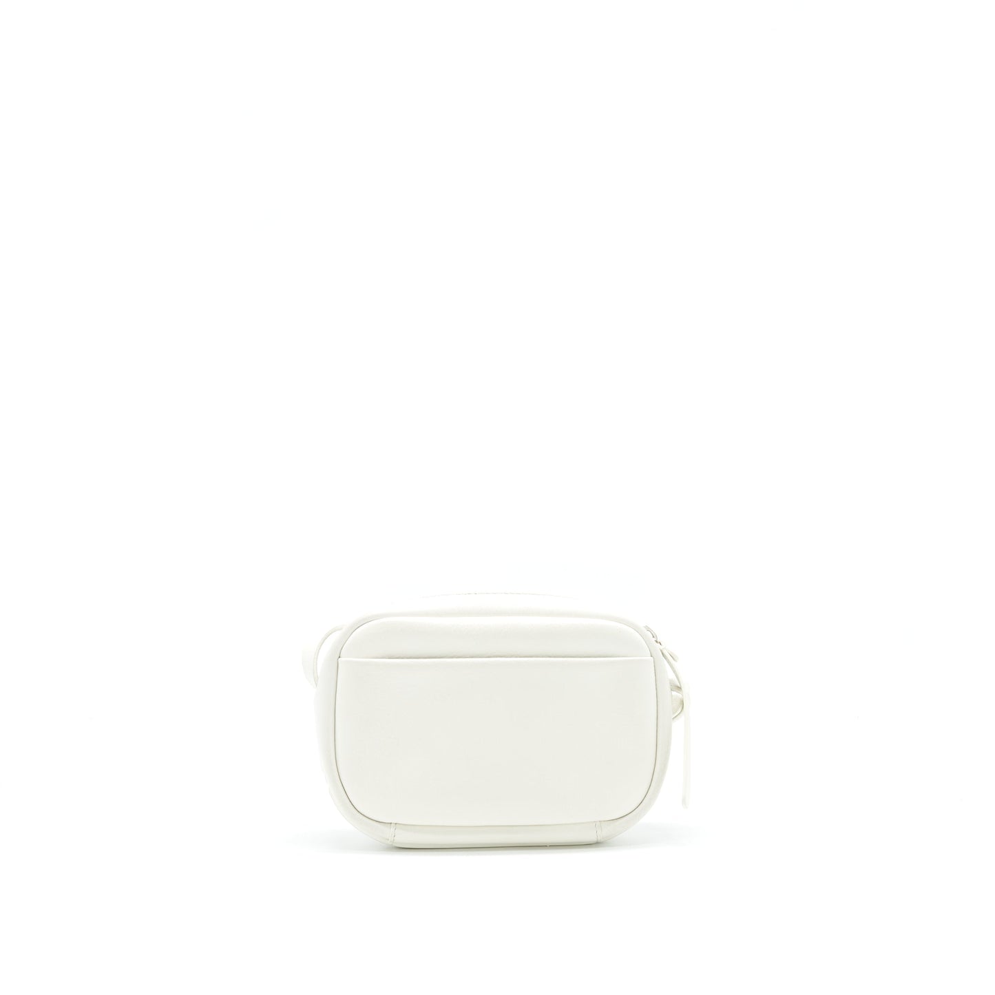 Balenciaga Mini Camera Crossbody Purse White