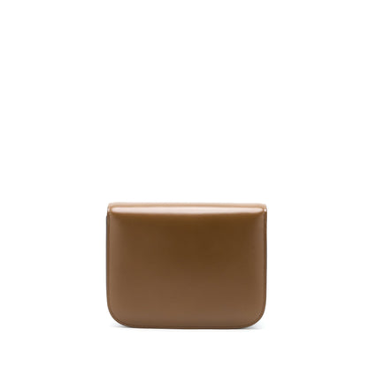 Celine Medium Classic Box Purse Calfskin Caramel Brushed