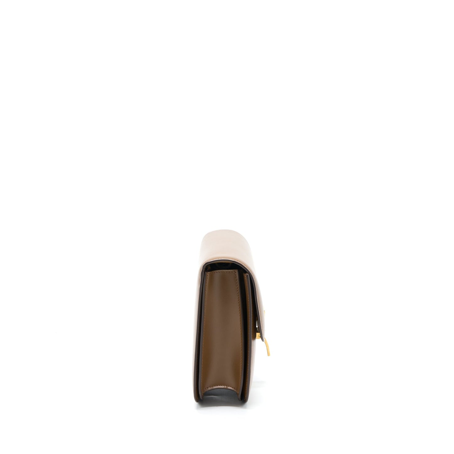 Celine Medium Classic Box Purse Calfskin Caramel Brushed