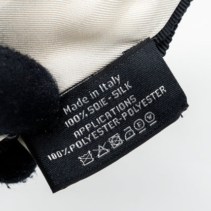 Chanel hair tie silk twill lack / ecru