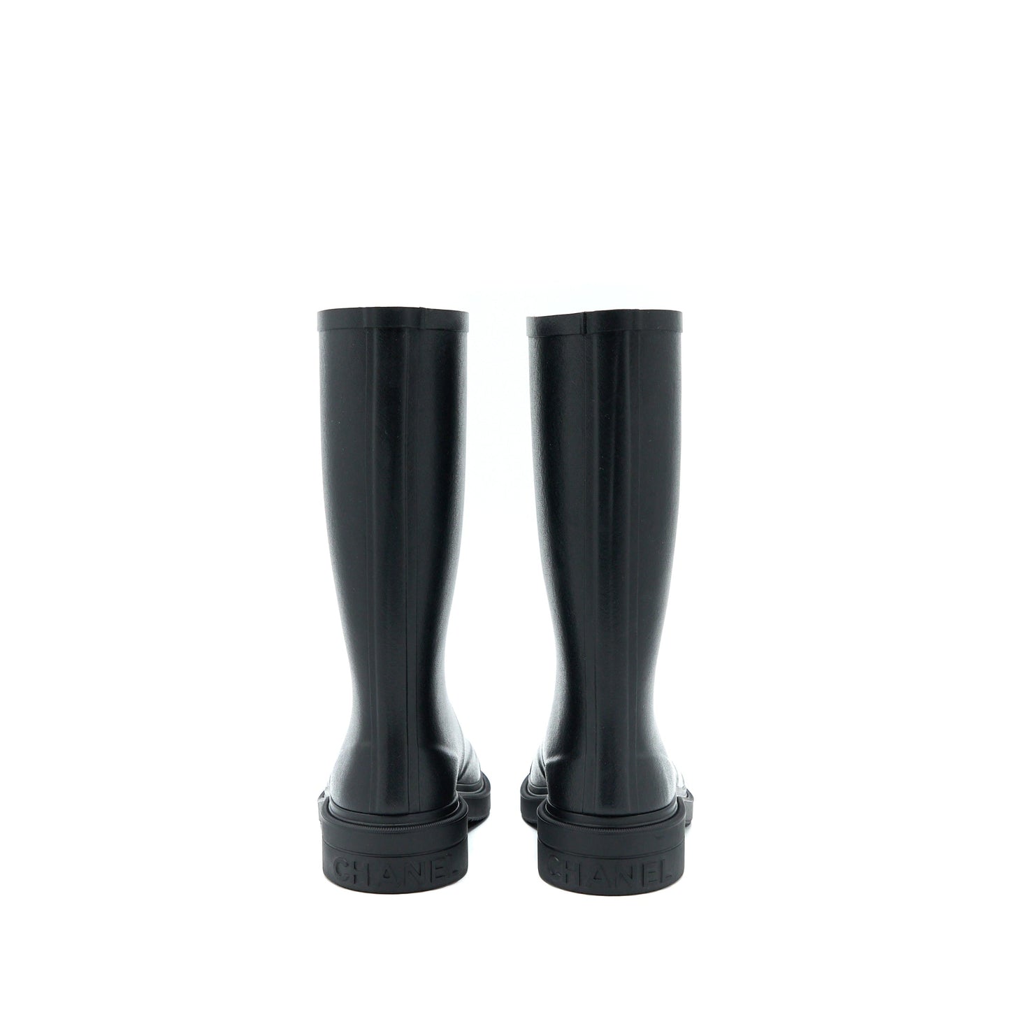 Chanel Size 39 Rubber Boost Black/White