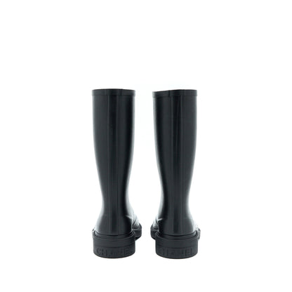 Chanel Size 39 Rubber Boost Black/White