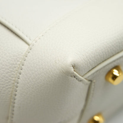 Bottega Veneta Medium Arco Purse White