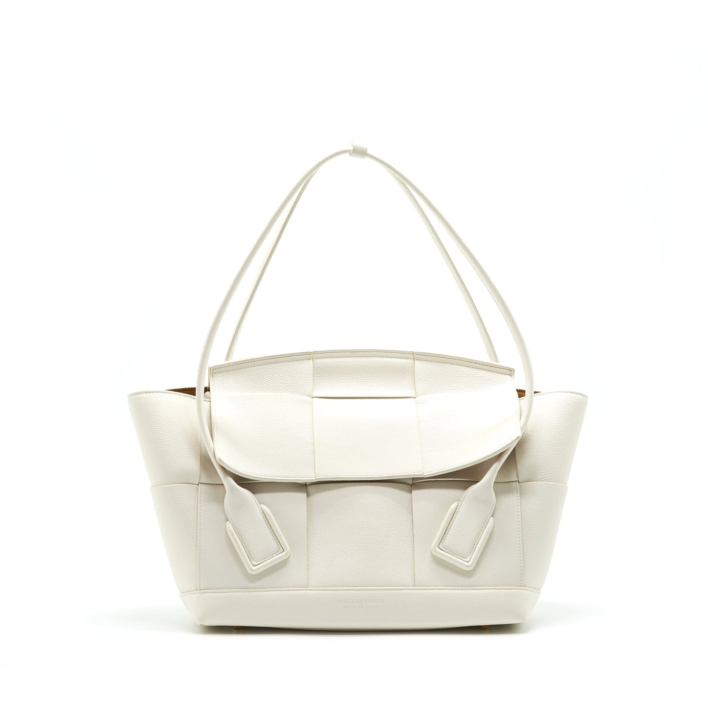 Bottega Veneta Medium Arco Purse White