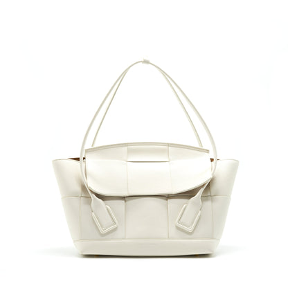 Bottega Veneta Medium Arco Purse White
