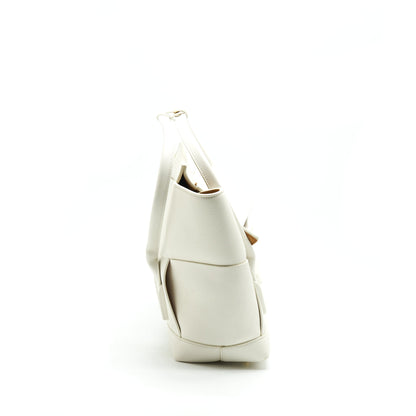 Bottega Veneta Medium Arco Purse White
