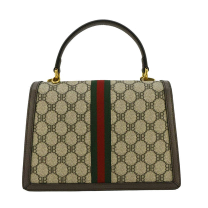GUCCI X BALENCIAGA The Hacker Project Web BB Supreme Shoulder Bag Beige 680119