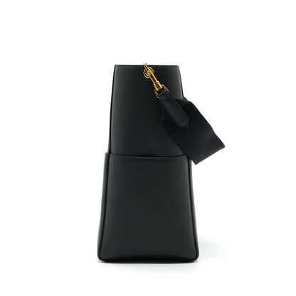 Celine Sangle Bucket Purse Black With