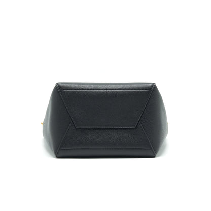 Celine Sangle Bucket Purse Black With