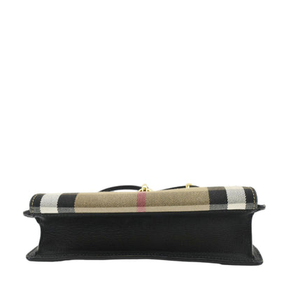 BURBERRY Macken Small Canvas Crossbody Bag Black
