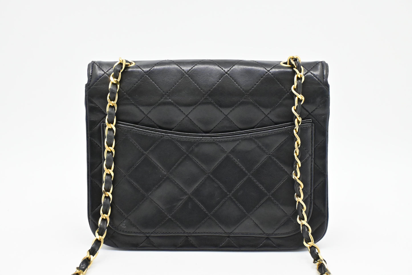 Chanel Round Flap in Black MatelassÃ© Leather