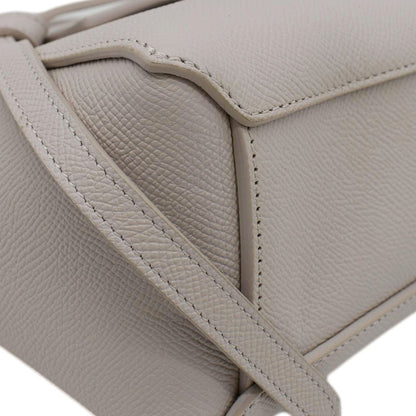 CELINE Nano Belt Grained Leather Shoulder Bag Light Pink