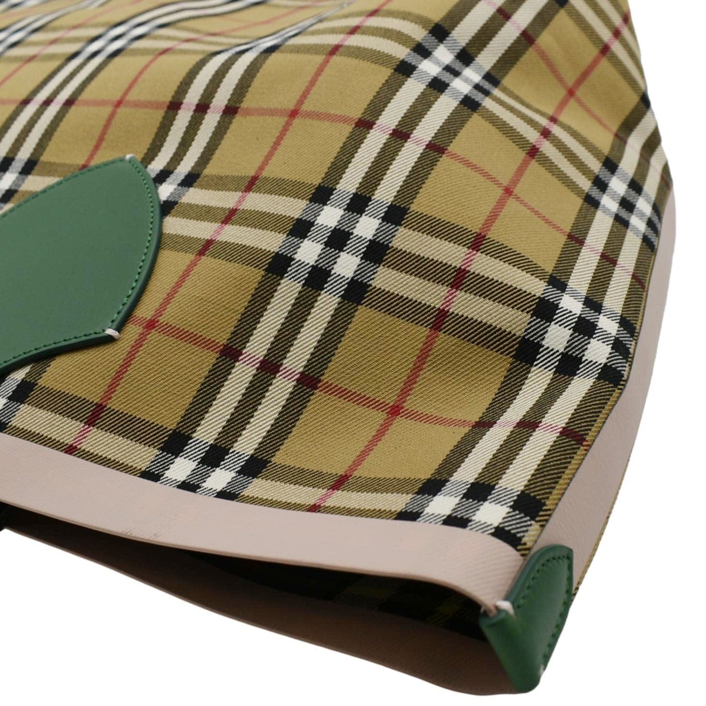 BURBERRY Giant Reversible Large Vintage Check Canvas Tote Bag Multicolor