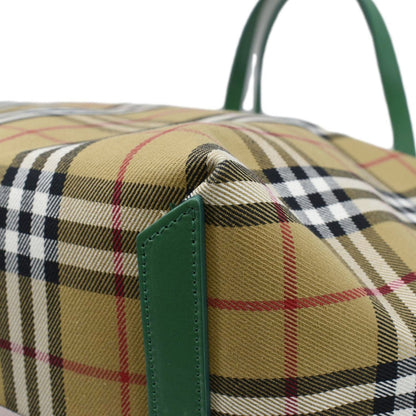 BURBERRY Giant Reversible Large Vintage Check Canvas Tote Bag Multicolor
