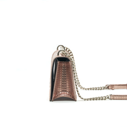 Christian Dior Diorama Medium Metallic Pink Gold