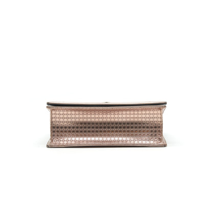 Christian Dior Diorama Medium Metallic Pink Gold