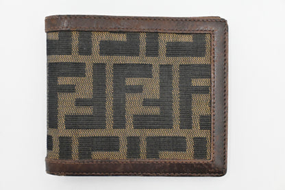 Fendi Bifold Wallet in Zucca Canvas