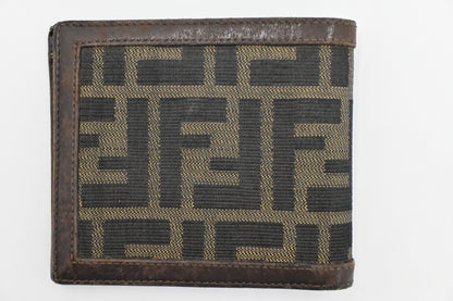 Fendi Bifold Wallet in Zucca Canvas