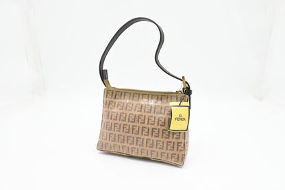 Fendi Pochette in Zucca Coated Canvas