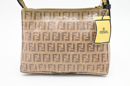 Fendi Pochette in Zucca Coated Canvas