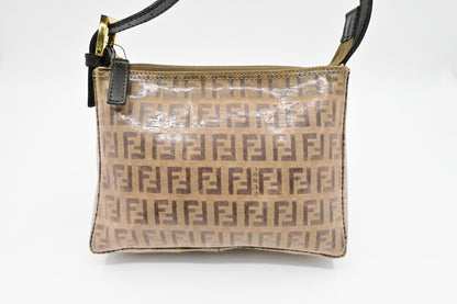 Fendi Pochette in Zucca Coated Canvas