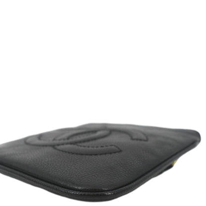 CHANEL Vintage Timeless Caviar Leather Belt Bag Black