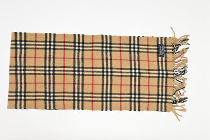 Burberry Scarf in Beige Wool