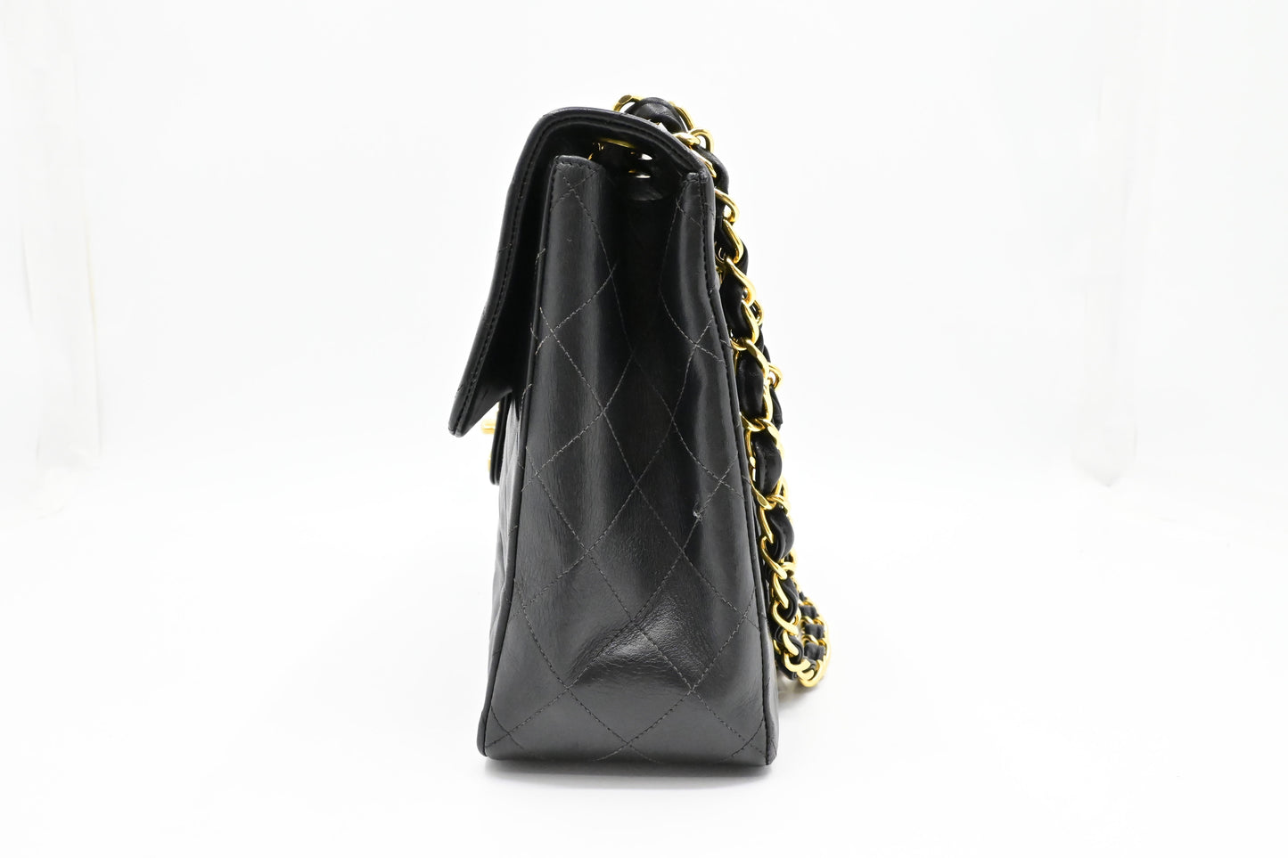 Chanel Maxi Flap in Black MattelassÃ© Leather