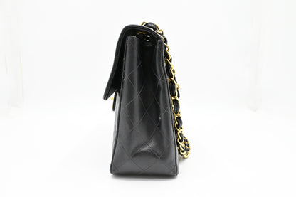 Chanel Maxi Flap in Black MattelassÃ© Leather