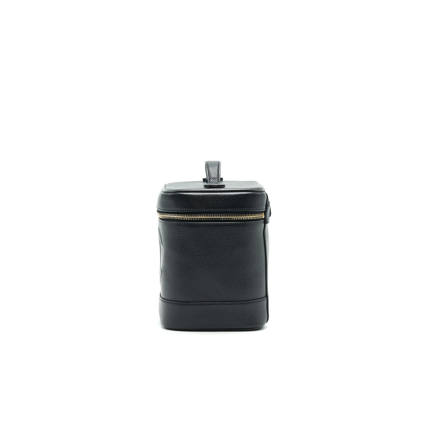 Chanel Vintage Vanity Case Caviar Black GHW