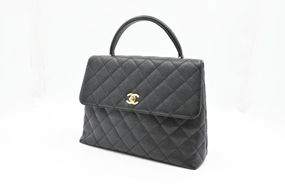 Chanel Kelly in Black Caviar Leather