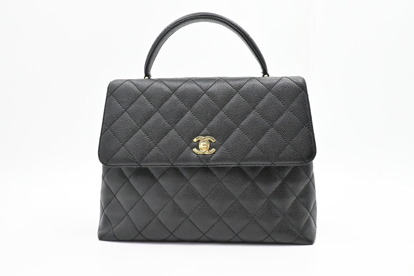 Chanel Kelly in Black Caviar Leather