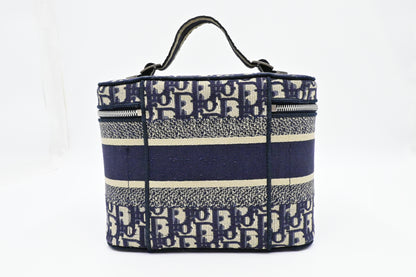 Dior DiorTravel Vanity Case in Blue Oblique Canvas