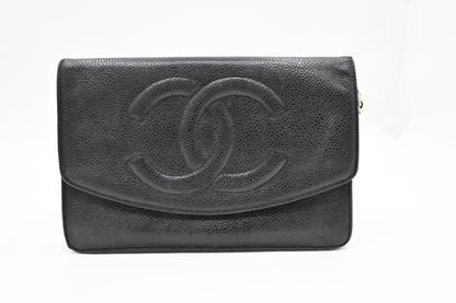 Chanel Wallet on Chain in Black Caviar Leather
