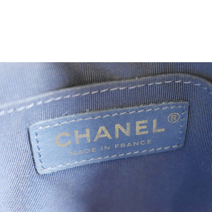 CHANEL CC Day Camera Small Caviar Leather Crossbody Bag Blue