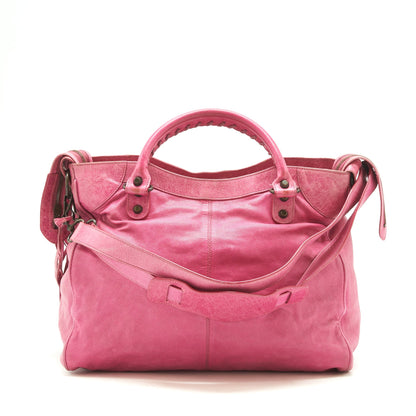 Balenciaga Large Tote Purse Pink