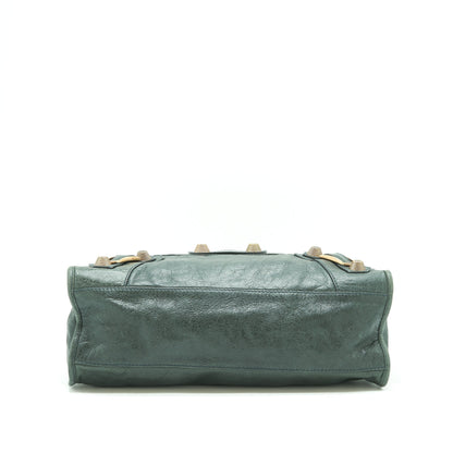 Balenciaga Tote Purse Dark Grey with Giant stud hardware