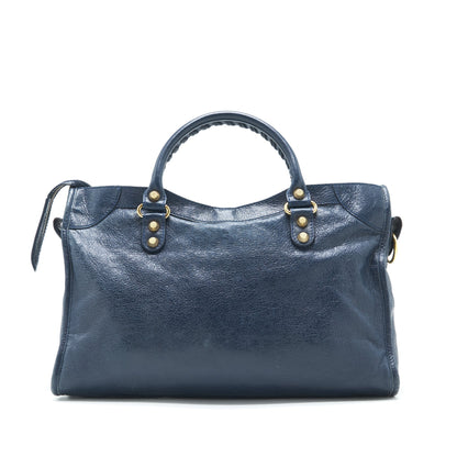 Balenciaga classic city Purse Navy