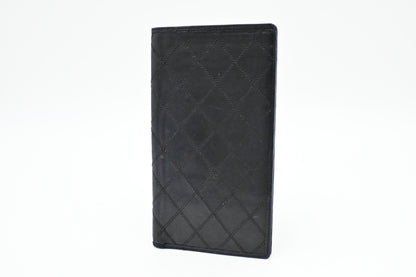 Chanel Bifold Wallet in Black Leather
