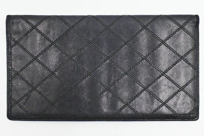Chanel Bifold Wallet in Black Leather