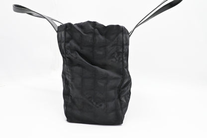 Chanel New Travel Line Tote in Black Canvas