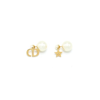 Dior and Star with pearl drop earring