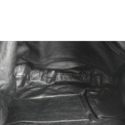 CHANEL Modern Chain Calfskin Leather Hobo Bag Black