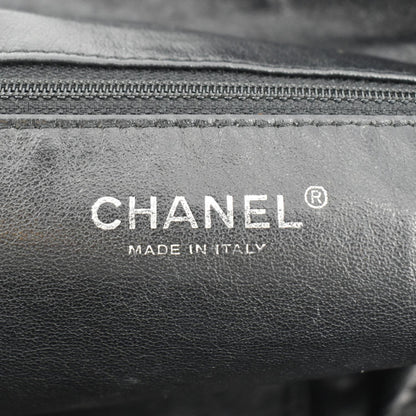 CHANEL Modern Chain Calfskin Leather Hobo Bag Black