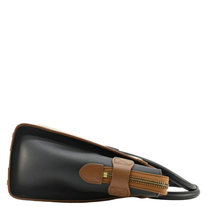 CELINE Luggage Smooth Leather Shoulder Bag Tricolor