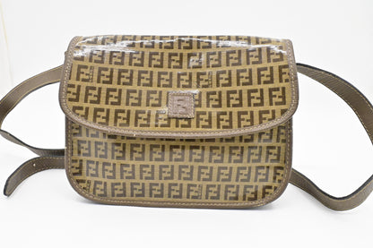 Fendi Crossbody in Coated Zucchino Canvas