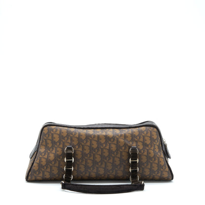 Dior Vintage Romantique Trotter Purse Canvas/Velvet