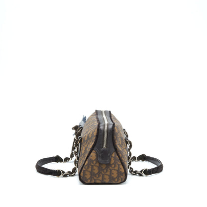 Dior Vintage Romantique Trotter Purse Canvas/Velvet