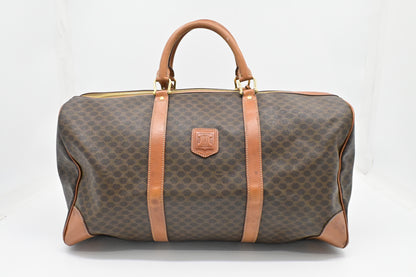 Celine Duffle Bag in Brown Macadam Canvas