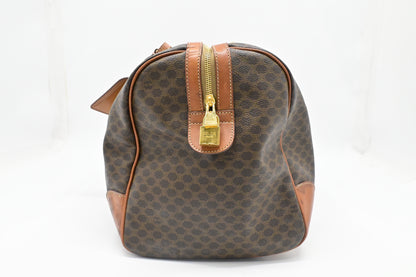Celine Duffle Bag in Brown Macadam Canvas
